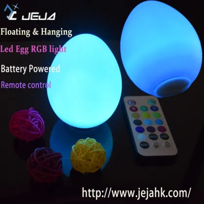 Battery Operated Mini Easter LED Egg Night Light