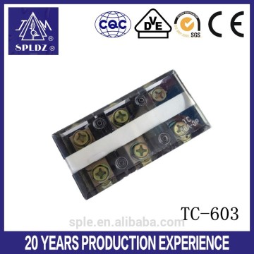 High current 3-way terminal block TC-603