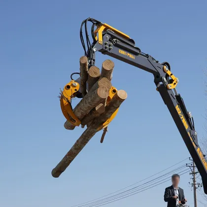 Hydraulic Log Timber Grapples for Excavators and Cranes