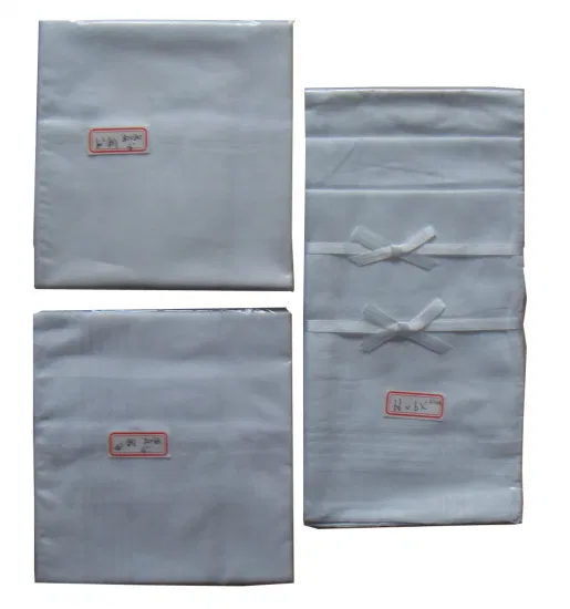 100% Cotton Mens White Brocade Handkerchief