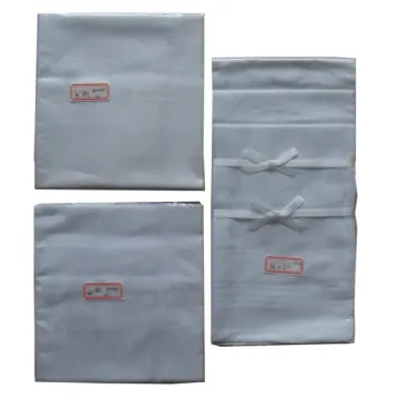 100% Cotton Mens White Brocade Handkerchief