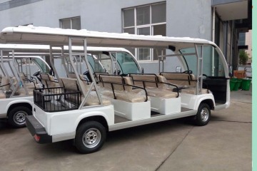 Sightseeingwagen met open dak voor 8 passagiers