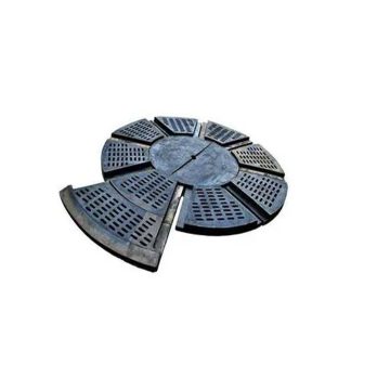 High Manganese Steel Bulkhead Plate - Wear and Impact Resistant for Mine Ball Mills