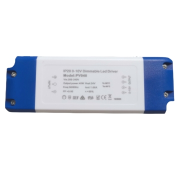 High-Power 0/1-10V Dimmable LED Driver for 40W Indoor Lighting: 1000mA and 1200mA Constant Current Options