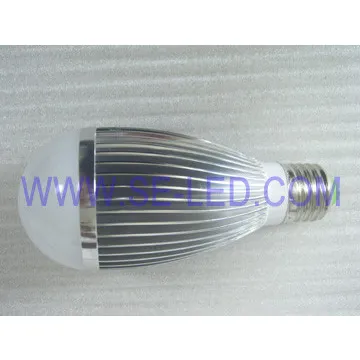 Blanco puro B22 5W 220V interior BOMBILLAS ESFERICAS LED