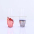 Handgeblazen 8oz Stemless Flutes Champagneglas