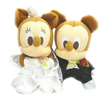 Plush stuffed couple mice toys, ideal for promotion, customized designs are welcome