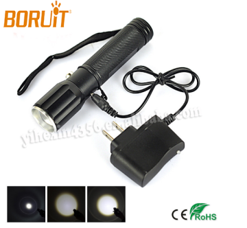 Best Price For L7020 Rechargable Zoom Focus High Power LED Flashlight