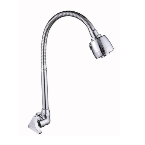 2020 Modern Chrome Plated Hot and Cold Water Zinc Alloy Tap Sink Faucet Kitchen Sink Taps