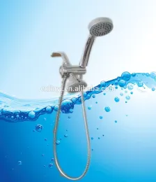 China custom wholesale chrome bathroom rain shower head set, Stainless Steel Hose Mount Diverter Modern