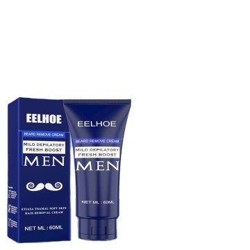 Best Private Label 60ml Men's Beard Care Remove Cream for Smooth, Soft Skin in Private Areas