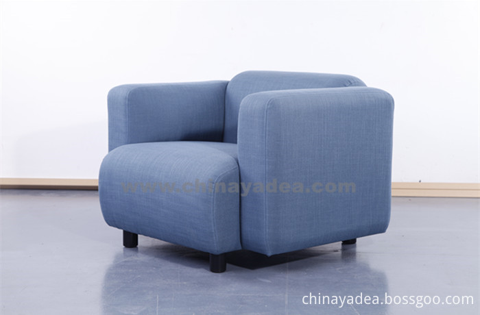 Blue Fabric Sofa