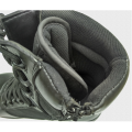 Sepatu Safety Kulit Baja Gandum Penuh Pergelangan Kaki Tinggi