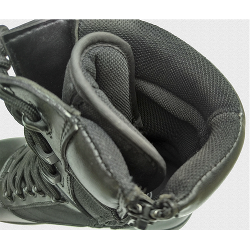 ハイアンクルフルグレインスチールレザー安全靴