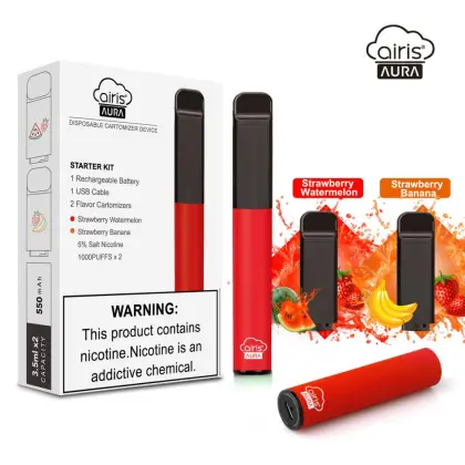 Airis Aura Kit with Chargeable Battery Disposable Vape