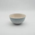 مجموعات أدوات المائدة الزرقاء Stoneware ، مجموعة أدوات مدينات Glaze Stoneware