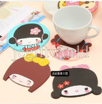 PVC/cao su mềm Bowl Mat Coaster