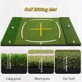 Estera de golpe de golf de hierba triple 120x180 cm Teeable Teaching