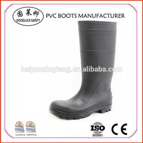 Puncture Resistant CE Safety PVC Rain Boot With Steel Midsole