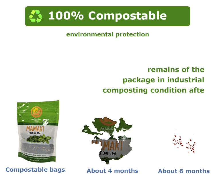 biodegradable tea packaging bag