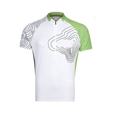 Active Jersey Top/Men's Cycling Jersey with Reflective Printing