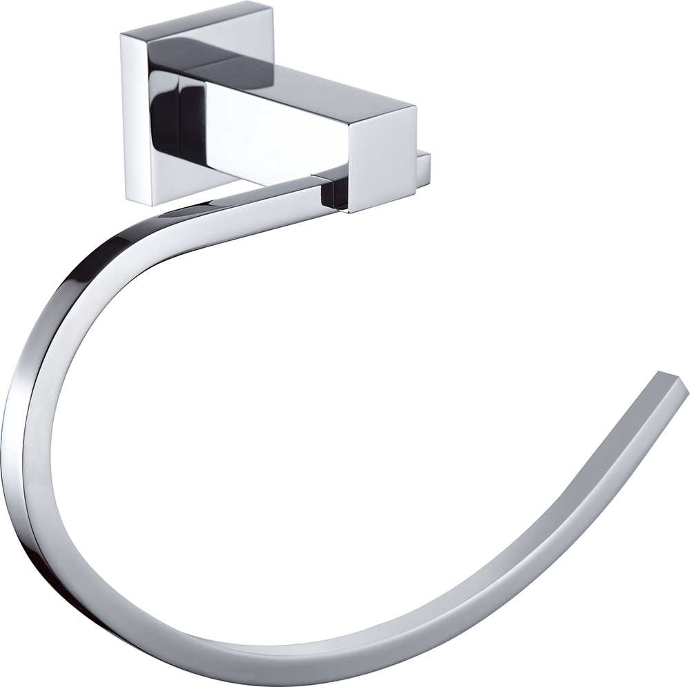 Modern Design Bathroom Towel Holder in Chrome Finish