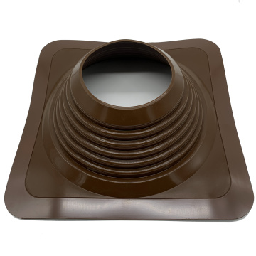 Solin de toit en aluminium silicone EPDM carré pour tuyau