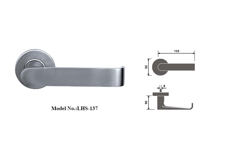 Modern Stainless Steel Solid Door Handles