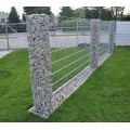 Садовый акцент с дизайном стены Gabion