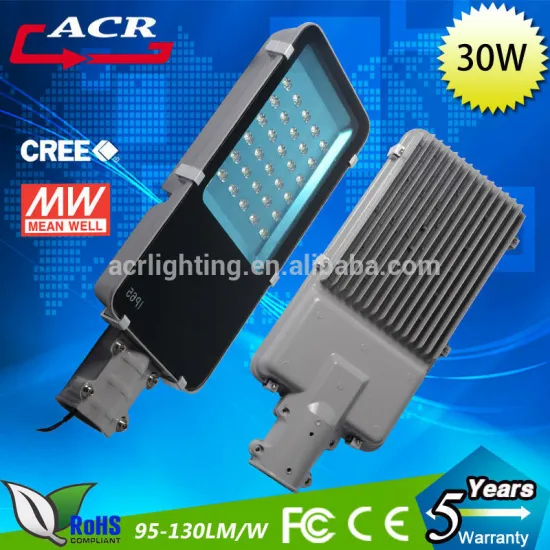 Bright aluminum 30w LED Street lights for highway