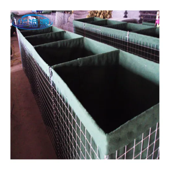 Galvanized Welded Mesh Flood Control Barriers: Defensive Bastion Barriers