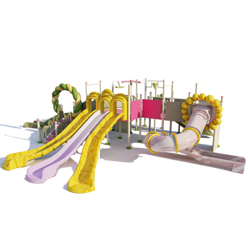 Children's Outdoor Play: Large Plastic Slide for Aqua Parks