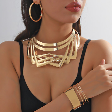 Brave Light Alloy Africa Choker Necklace - Simple Statement Jewelry Gift