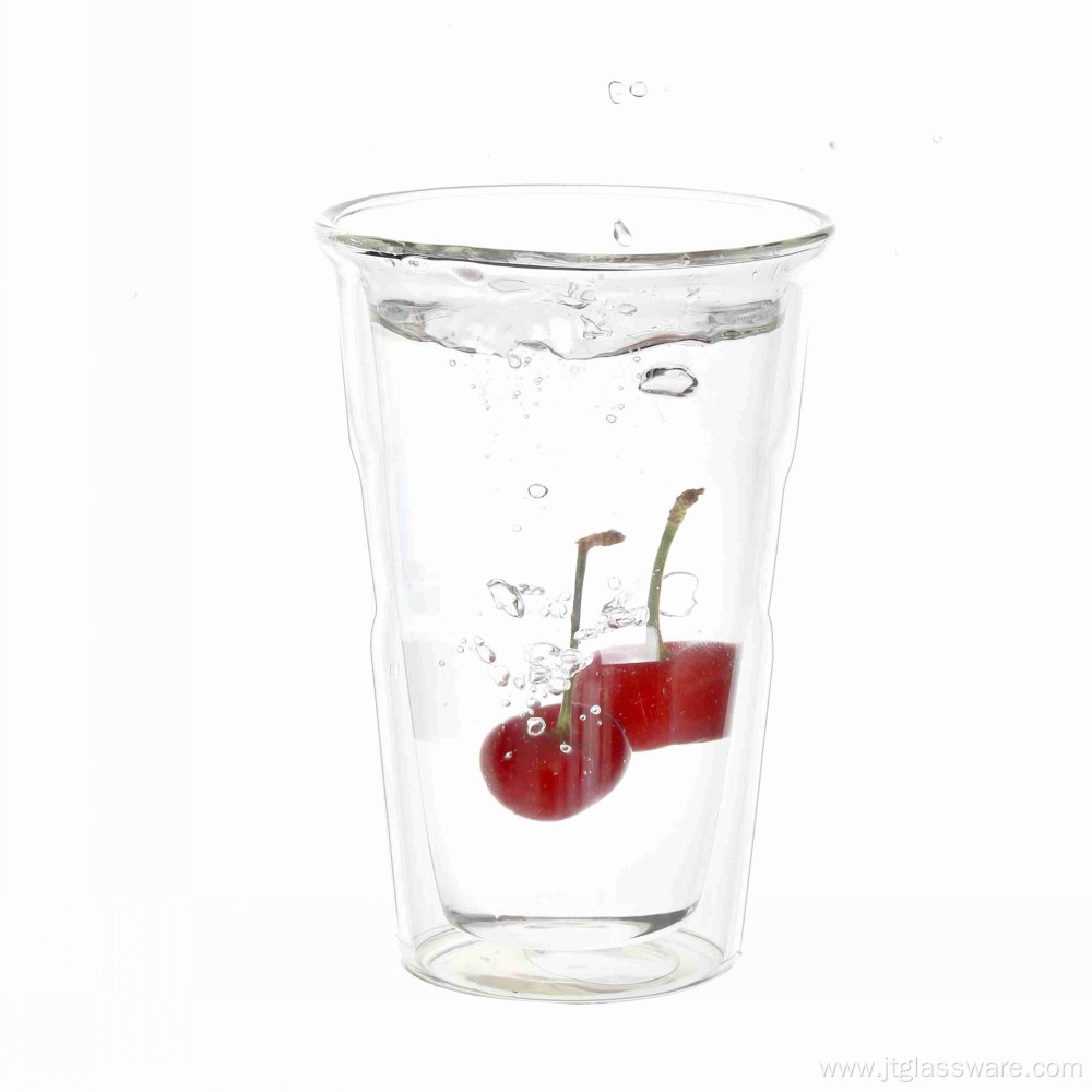Good Quality Two Wall Glass Cup