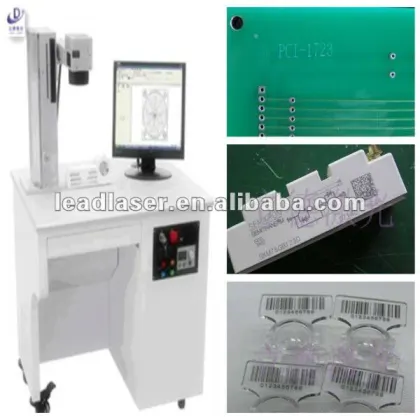 50W Metal Products Fiber Laser Marking Machine With Fasten Speed