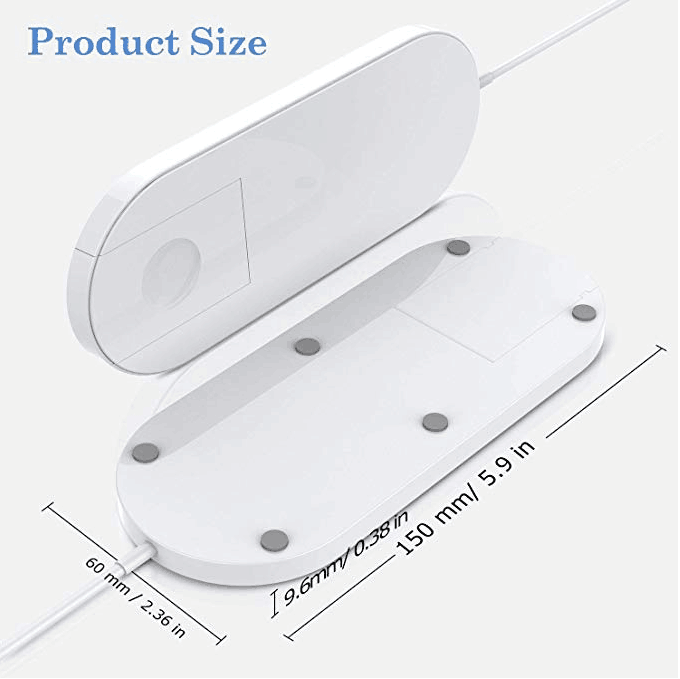 2 in1 10W Phone wireless charger