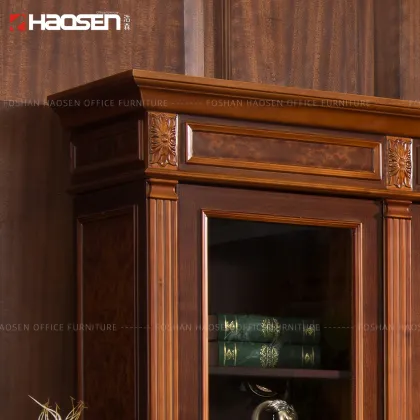 HAOSEN 0807A Luxury Wooden Bookcase for Home