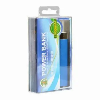 2600mAh Power Bank with Torch and Aluminum Shell