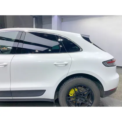 Glossy Pearl White Car Wrap
