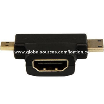 Latest Design 3-in-1 HDMI Adapter/Converter with Plug-and-play Function, Easy to Carry