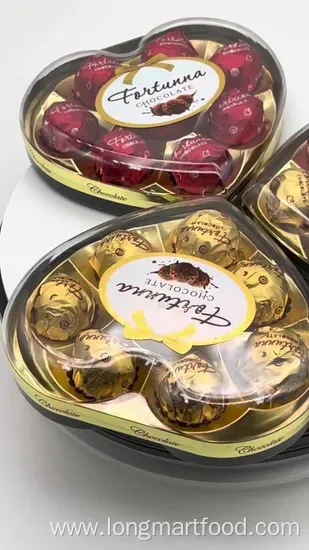 Heart-shaped Chocolate Wafer Ball Box