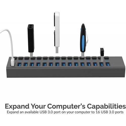 16 Ports 90W USB 3.0 USB -Hub