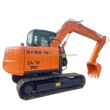 Japan Original Imported 7 Ton Used Hitachi ZX70 Excavator for Sale