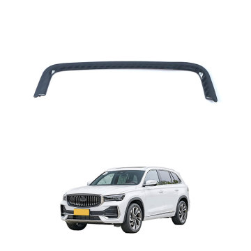 OEM ยานยนต์สแตนเลสคาร์บอนไฟเบอร์อุปกรณ์ตกแต่งภายในสำหรับ 2021 Geely Monjaro กล่องเก็บด้านหลัง U-Trim