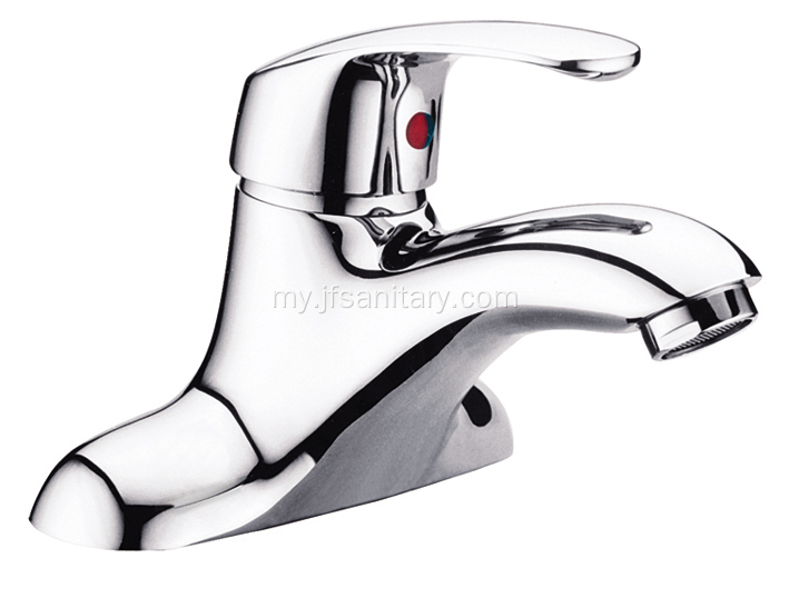 2 Hole ကြေးဝါ Basin faucet လက်လန်းအရည်အသွေး