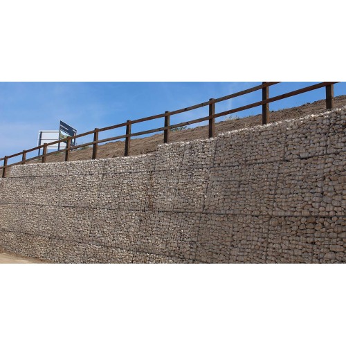 Gabion Box используется для берега реки