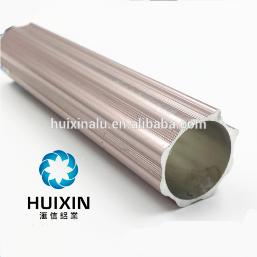 6063T5 Anodized Silver aluminium curtain rail alloy tube for window