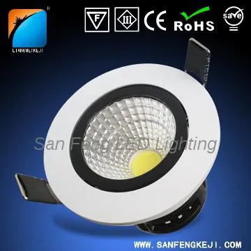 Unique Structure IP44 5W Cutout 95mm Bridgelux LED Downlighting