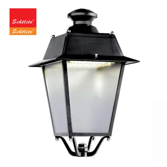 Square shape Anti Shope PC Diffuser VALLENCAY  park top post LED street light