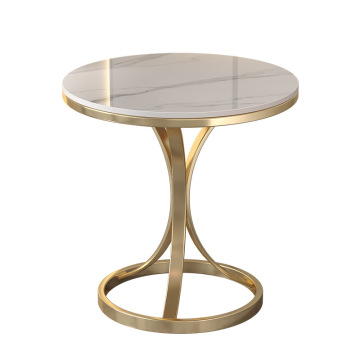 Small Marble Light Luxury Slate Side Table for Living Room and Balcony